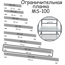 Планка ограничительная MS-100 ПРОМЕТ